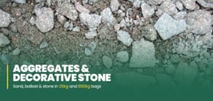 Aggregates, sub-base and decorative stone are available for delivery and collection from Madingley Mulch